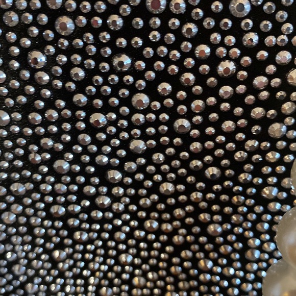 Rhinestone pear handle mini bag - Picture 7 of 8